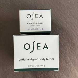 OSEA body butter + dream lip mask bundle